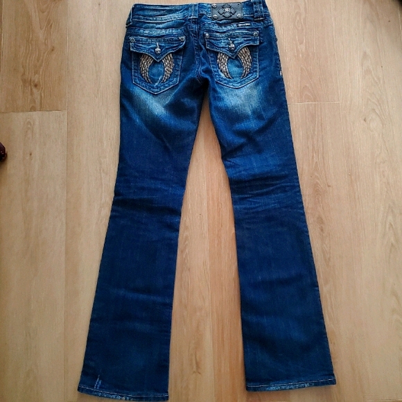 Miss Me Denim - Miss Me Medium Wash Bootcut Angel Jean 26